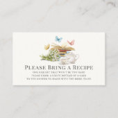 Neuer Antrag auf Rezept für das Brautparty "Schmet Begleitkarte (Vorderseite)