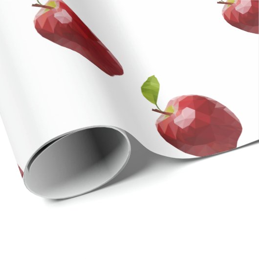 Neuer Apfel Geschenkpapier (Rolleneckpunkt)