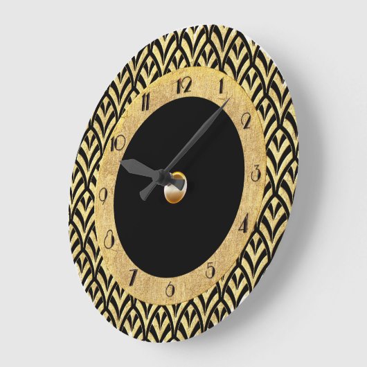 Neuer Art Deco Stil Große Wanduhr (Winkel)
