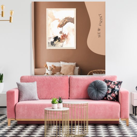Neuer Ausdruck Leinwanddruck (Insitu (Wohnzimmer))