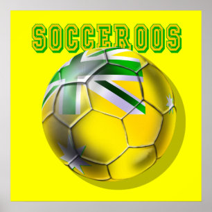 Neuer Australier Socceroos Fußball lockert Poster