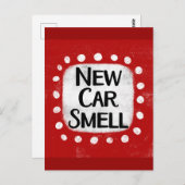 Neuer Autogeruch Postkarte (Vorne/Hinten)
