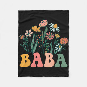 Neuer Baba Wildflower erster Geburtstag & Baby-Sho Fleecedecke