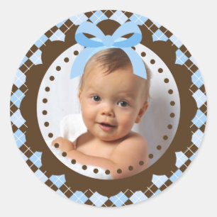 Neuer Baby-Aufkleber Runder Aufkleber