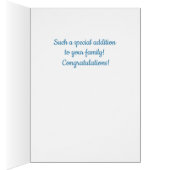 Neuer Baby Boy! Glückwünsche für Neugeborene (Innen (Rechts))