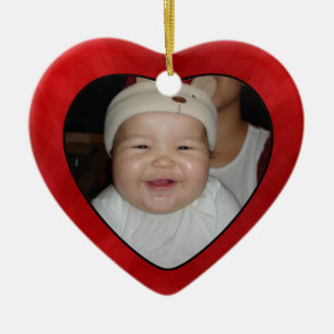 Neuer Baby-Foto-Geschenk-Umbau u. Verzierung Keramik Ornament