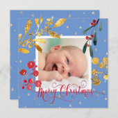 neuer Baby-Junge Frohe Weihnachten (Vorne/Hinten)