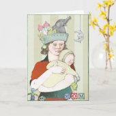 Neuer Baby- oder Muttertag Karte (Gelbe Blume)