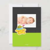 Neuer Baby Star und Schlafteddybär Ankündigung (Rückseite)