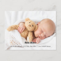 Neuer Babyankündigung Sofortdownload Foto Baby