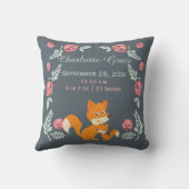 Neuer Babyfuchs und Personalisierte Rose Kissen (Rückseite)