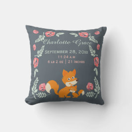 Neuer Babyfuchs und Personalisierte Rose Kissen