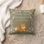 Neuer Babyfuchs und personalisierte Rose Kissen (Decke)