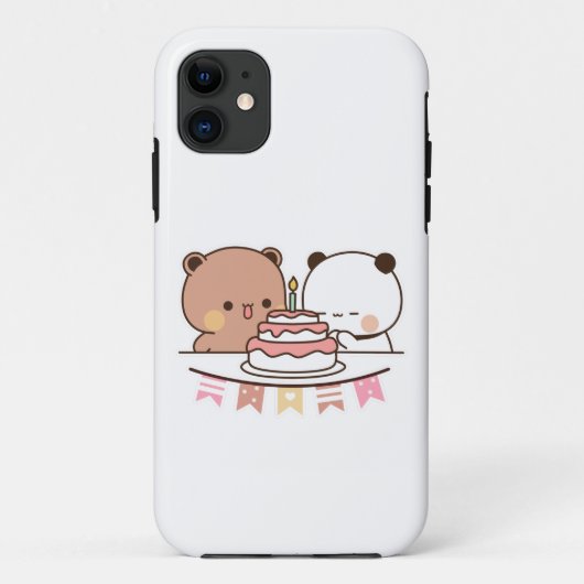 neuer Bär und Panda bubu dudu Case-Mate iPhone Hülle (Rückseite)