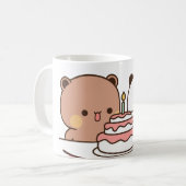 neuer Bär und Panda bubu dudu Kaffeetasse (Vorderseite Links)