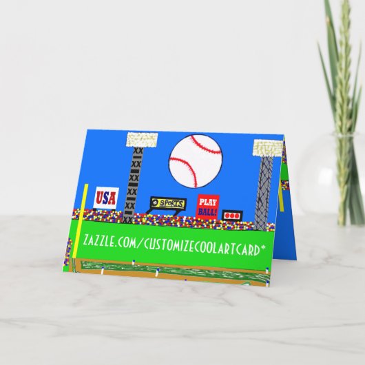 Neuer Baseball trägt Kunst-leere Karte oder (Rückseite)