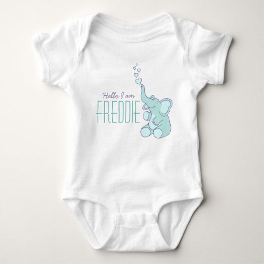 Neuer Begrüßungsknabe für Babyelefone, Shirt (Vorderseite)