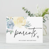 Neuer Bericht über die Schwangerschaft von Großelt Karte (Stehend Vorderseite)