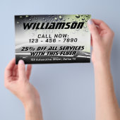 Neuer beruflicher Silberton Flyer (Handgriff)