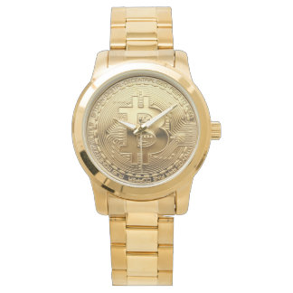 Neuer Bitcoin Gold Oversified Watch Armbanduhr