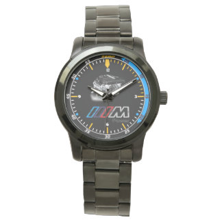Neuer BMW Mpower Motor Edelstahl QuarzglasUhr Armbanduhr