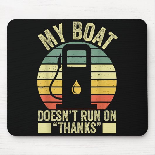 Neuer Bootsbesitzer Boot läuft nicht dank Boating Mousepad (Vorne)