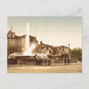 Neuer Brunnen und Diokletianspalast, Rom Postkarte