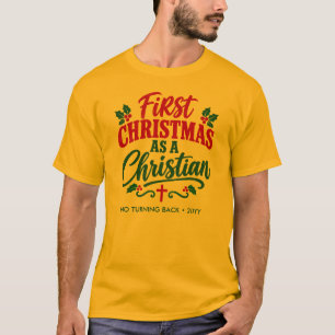 Neuer christlicher Gläubiger ERSTES WEIHNACHTEN T-Shirt