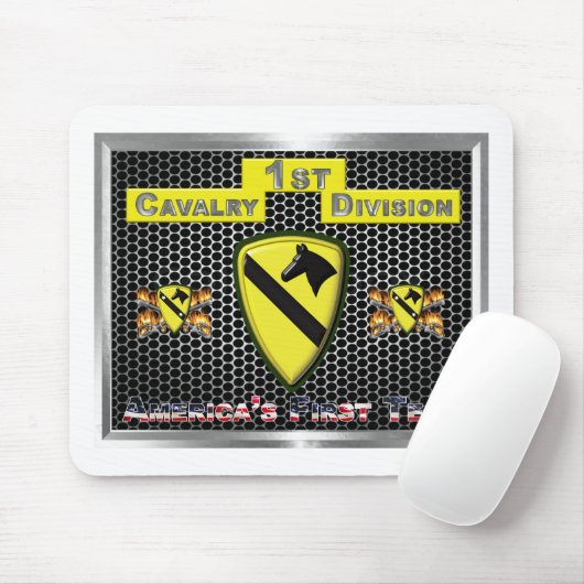 Neuer Cool umgestalteter 1. Kavalleriebereich Mousepad (Mit Mouse)