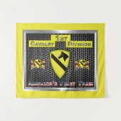 Neuer Cool umgestalteter 1. Kavalleriebereich Wandteppich (Vorderseite (Horizontal))