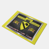 Neuer Cooler Entwurf der 1. Cavalry Division Fußmatte (Schrägansicht)