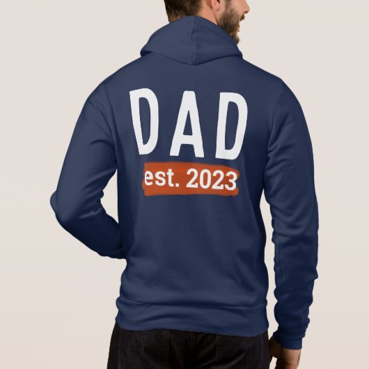 NEUER DAD - EST.2020 HOODIE (Rückseite)