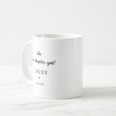 Neuer Daddy-Mug-Geschenk Erster Vater Kaffeetasse (Vorderseite Links)