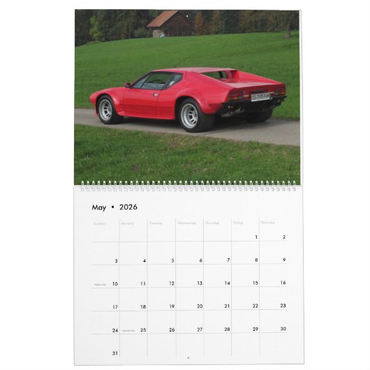 Neuer De Tomaso-Kalender 2016 Kalender (Mai 2026)