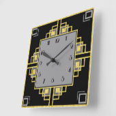 Neuer Deko Quadratische Wanduhr (Winkel)