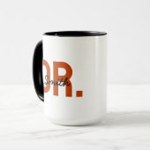 Neuer Doktorand Medical School Abschluss Student Tasse (Vorderseite Links)