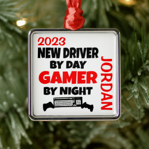 Neuer Driver Gamer Ornament Aus Metall