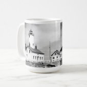 Neuer Dungeness Leuchtturm Kaffeetasse (Vorderseite Links)