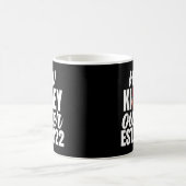 Neuer Eigentümer der Niere Est 2022 Organtransplan Kaffeetasse (Mittel)