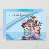 Neuer Einladung der Babydusche (Vorne/Hinten)