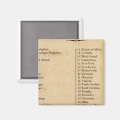 Neuer eleganter Atlas Magnet (Vorderseite/Rückseite)