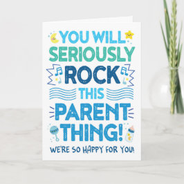 Neuer Elternteil, du wirst diese Elternsache rocke Karte