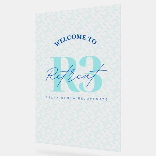 Neuer Empfang durch Luxus-Selbstversorger-Unterneh Acrylschild (Winkel)