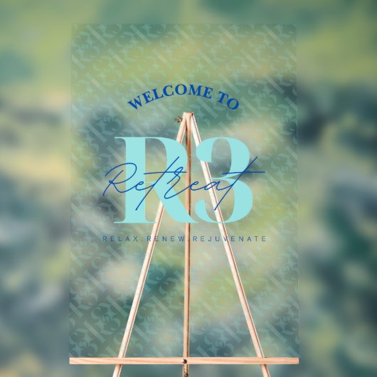 Neuer Empfang durch Luxus-Selbstversorger-Unterneh Acrylschild (Neutral)