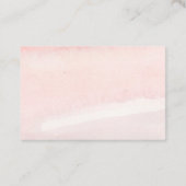 Neuer Eukalyptus Gentle Pink Counseling Ministeriu Visitenkarte (Rückseite)