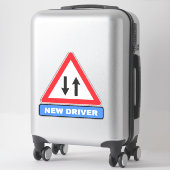 Neuer Fahrer auf der Straße (Autowarnsystem) Aufkleber (Koffer)