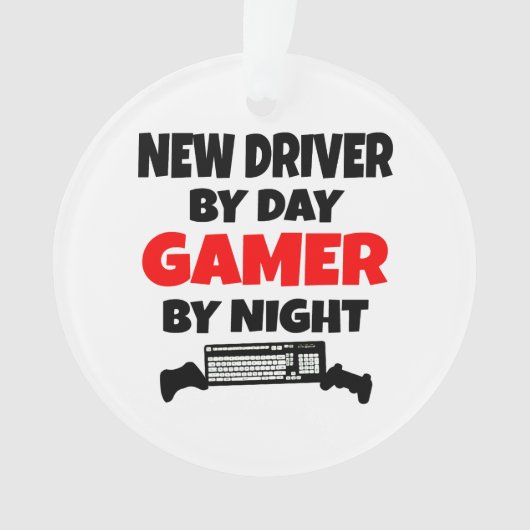 Neuer Fahrer bei Day Gamer by Night Ornament (Vorderseite)