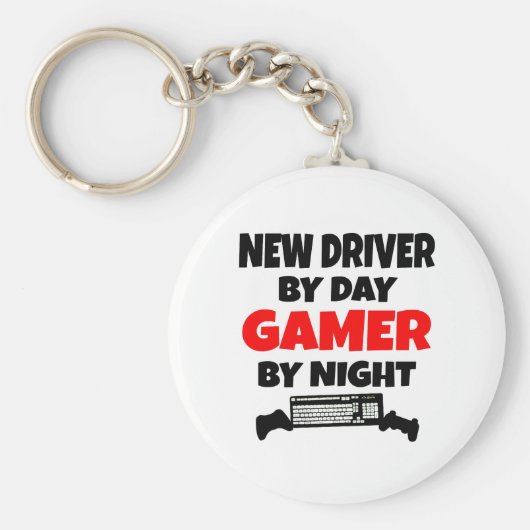 Neuer Fahrer bei Day Gamer by Night Schlüsselanhänger (Vorne)