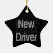 Neuer Fahrer-Extraordinator Keramik Ornament (Hinten)