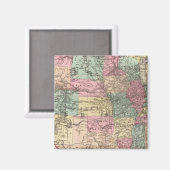 Neuer Fahrplan für die Eisenbahn in den Staaten Magnet (Vorderseite/Rückseite)